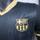 24/25 BAR Black(Spotify) Special Edition Player Version Soccer Jersey