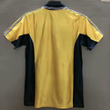 1998/1999 Marseille Away Yellow Retro Soccer Jersey