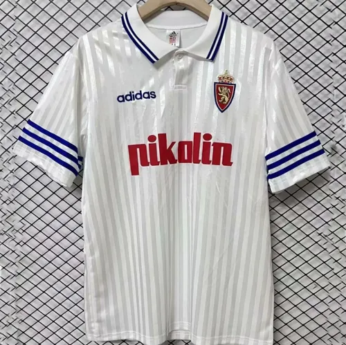 1995/1996  Zaragoza Away Retro  Soccer Jersey