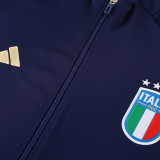 24/25 Italy Royal Blue Jacket Tracksuit(02)