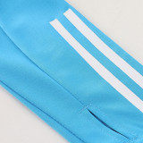 24/25 AB05  Blue kids Half Pull Tracksuit(童装、半拉）