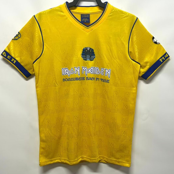 2008 Iron lady（West Ham）  Yellow  Retro Soccer Jersey  （铁娘子）