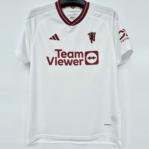 23/24 Man Utd Third 1:1 Fans Soccer Jersey