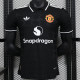 24/25 Man Utd  Black Special Edition Player Version Soccer Jersey(胸前白广告）