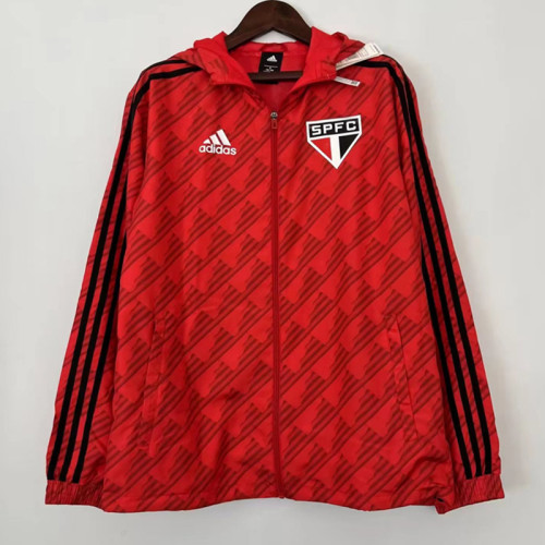 23/24 Sao Paulo Red Windbreaker