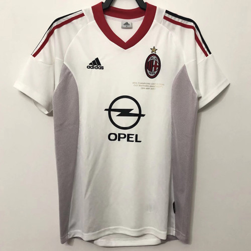 2002/2003 ACM Away Retro Soccer Jersey (带决赛字)