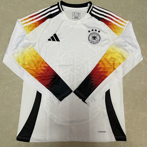 2024 Germany Home Long Sleeve Fans Soccer Jersey(长袖)