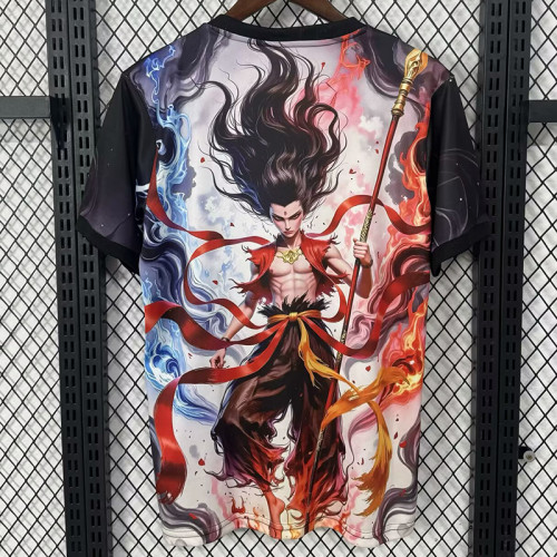25/26 Japan Nezha Grey Black Fans  Soccer Jersey