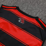 25/26 Flamengo Horizontal Stripe Inkjet Training vest Suit #D2543
