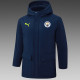24/25 Man City Royal Blue Hooded Cotton Coat G238 绿色彪马标