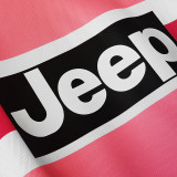 2015/2016 JUV Away Pink Retro Long Sleeve Soccer Jersey (长袖)