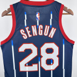 22/23  ROCKETS SENGUN #28 Blue Top Quality Hot Pressing NBA Jersey (City Edition)城市版