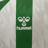 24/25 Real Betis Home Fans Soccer Jersey(胸前GREE广告)
