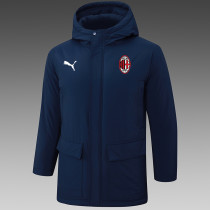 24/25 ACM Royal Blue Hooded Cotton Coat G258红色队标 24/25 ACM Royal Blue Hooded Cotton Coat G258红色队标
