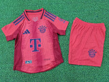 24/25 Bayern Home Kids Player Version Soccer Jersey(球员童装）