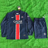 24/25 PSG  Home Kids Long sleeve Soccer Jersey（童装长袖）