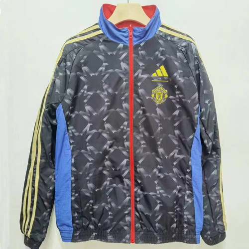 24/25  Man Utd Red & Black Double Sided Windbreaker (双面风衣)