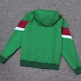 2024 Portugal Green hooded Windbreaker