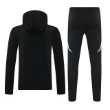 25/26 Argentina Black Hooded  Tracksuit