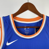 22/23 KNICKS BRUNSION #11 Blue Top Quality Hot Pressing NBA Jersey