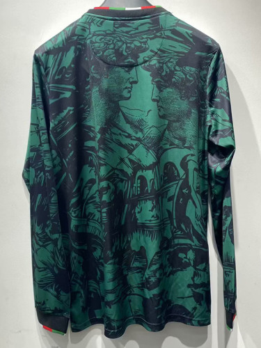 2023 Italy Special Edition Green Long Sleeve Soccer Jersey (长袖)