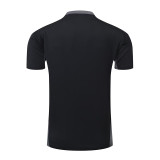 24/25 Man Utd Black Training Short Suit(胸前带广告）