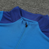 24/25 AD  Blue Color Half Zipper Sportswear # 801蓝彩(半拉链)