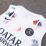 24/25 PSG White Tank top and shorts suit