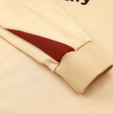 24/25 BAR Khaki Hooded  Half Pull Tracksuit(Add Fluff)  (半拉链\加绒F605)
