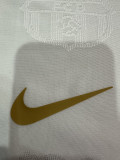 25/26 BAR White Team Logo Special Edition  Player Version Soccer Jersey