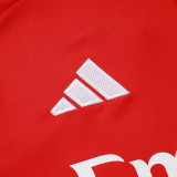 25/26  ARS Red  Kids Half Pull Tracksuit #E2524 (半拉链)