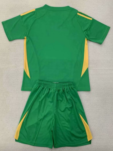 24/25 RMA Green Goalkeeper Kids Soccer Jersey