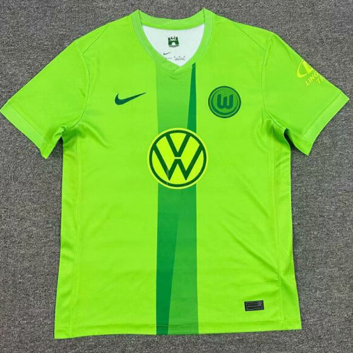 24/25 Wolfsburg Home Fans Soccer Jersey