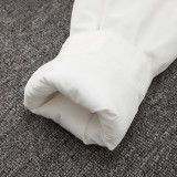 24/25 Germany White Hooded Cotton Coat (黑标)帽棉衣