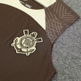 24/25  Corinthians Black Tank top and shorts suit