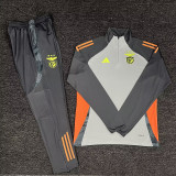 24/25 Benfica Grey Half Pull Tracksuit  (半拉链)