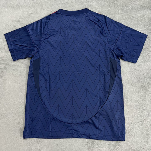 24/25 Man Utd Grey blue Fans Soccer Jersey