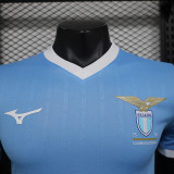 2024 Lazio Blue 50th Anniversary Edition Player Version Soccer Jersey