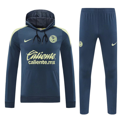 24/25 Club America Grey Hooded  Tracksuit