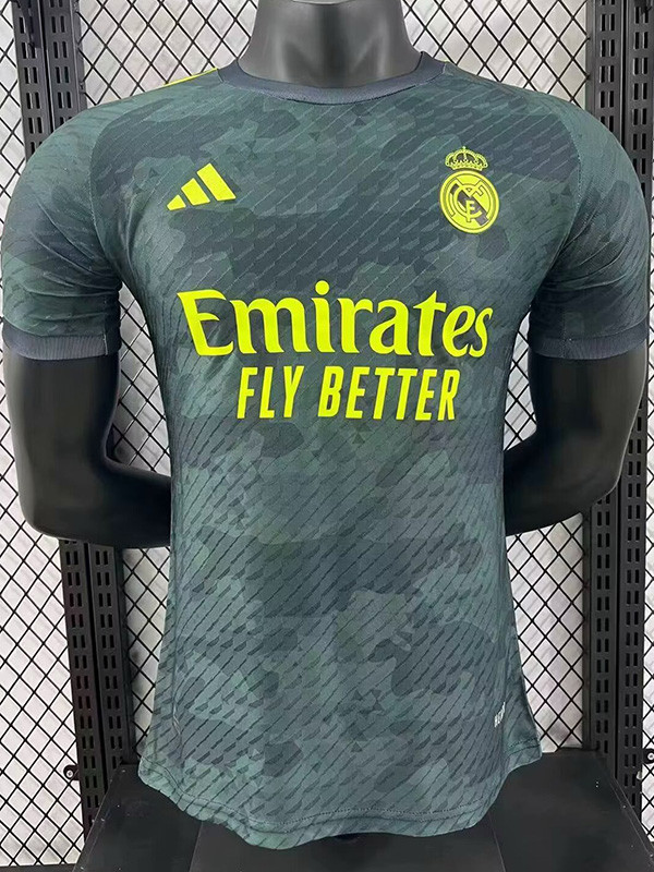 24/25 RMA Grass Green Special Edition Player Version Soccer Jersey