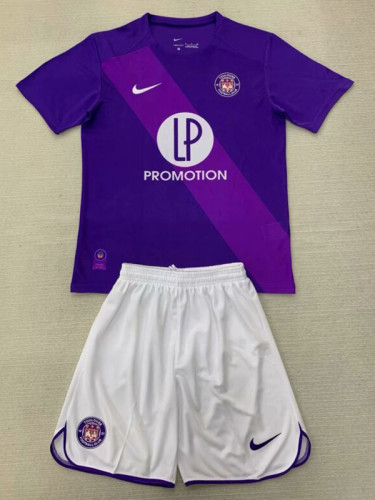 24/25 Toulouse Home Kids Jerseys