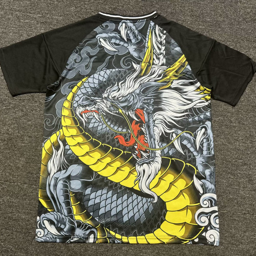 24/25 Japan Black Golden Dragon Fans Soccer Jersey