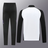 24/25  Germany Black White Jacket Tracksuit(02)