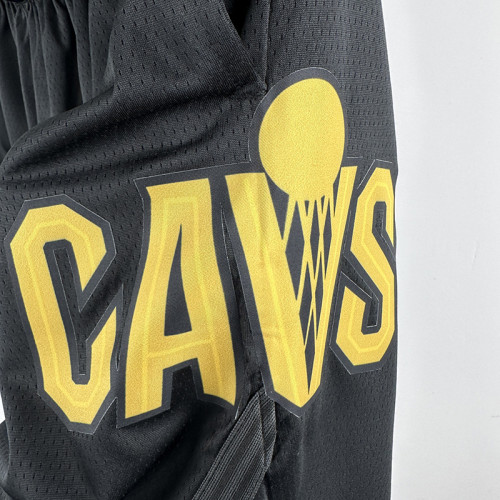 23/24 Cleveland Cavaliers Black Edition Top Quality NBA Pants (Trapeze Edition) 飞人版