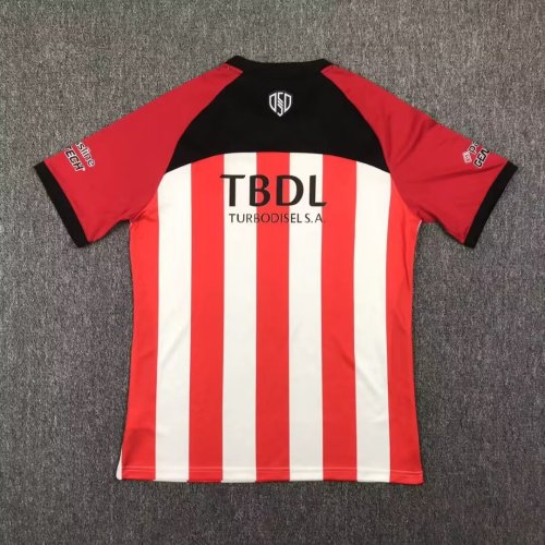 24/25 Atlético Barracas Central  Home Fans Soccer Jersey(巴拉卡斯中央)