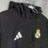 24/25 RMA Black Assault  Hooded Windbreaker (Y13连帽冲锋衣）