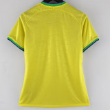 22/23 Brazil Home World Cup Women Soccer Jersey (女)