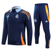 24/25 RMA Royal Blue  Half Pull Tracksuit  (半拉链)