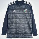 2019 Mexico Home  Long Sleeve Retro Soccer Jersey