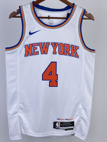 22/23 KNICKS ROSE #4 White Top Quality Hot Pressing NBA Jersey